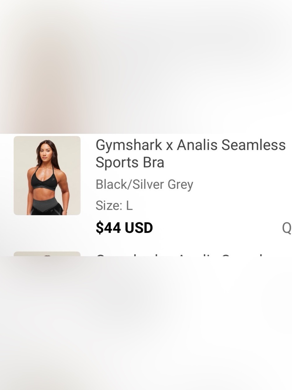 Gymshark X Analis Seamless Sports Bra